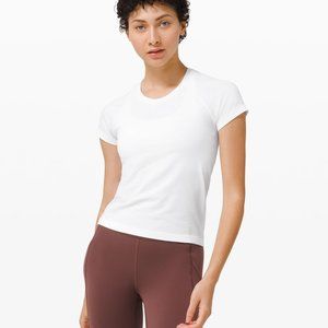 Swiftly Tech Short Sleeve Shirt 2.0 white Size 4